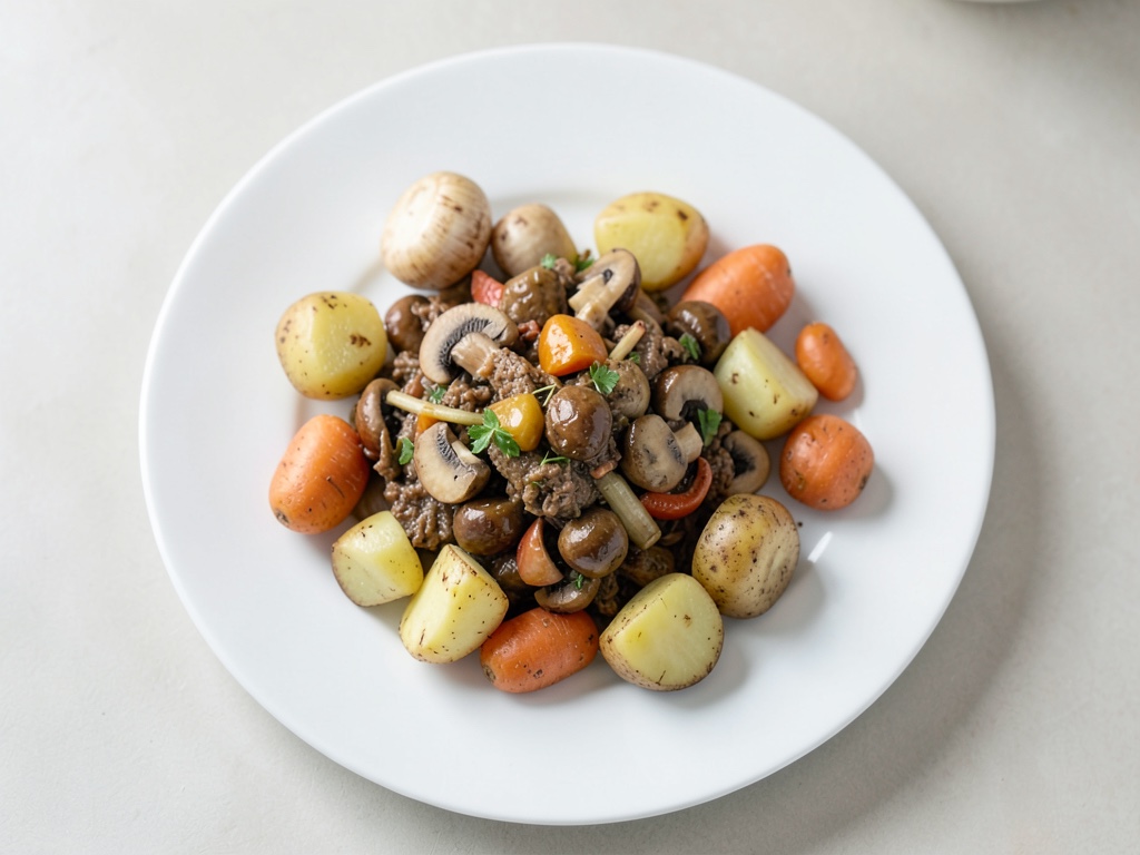 Creamy Mushroom Stew with Potatoes