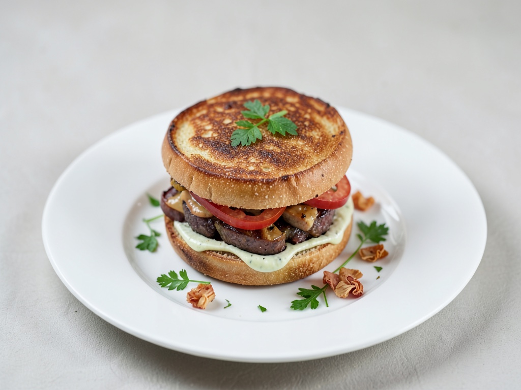Sandwich al forno vegano