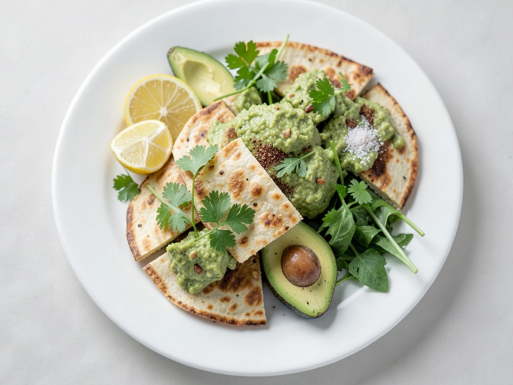 Quesadillas vegetariane con guacamole al coriandolo e insalata di lime