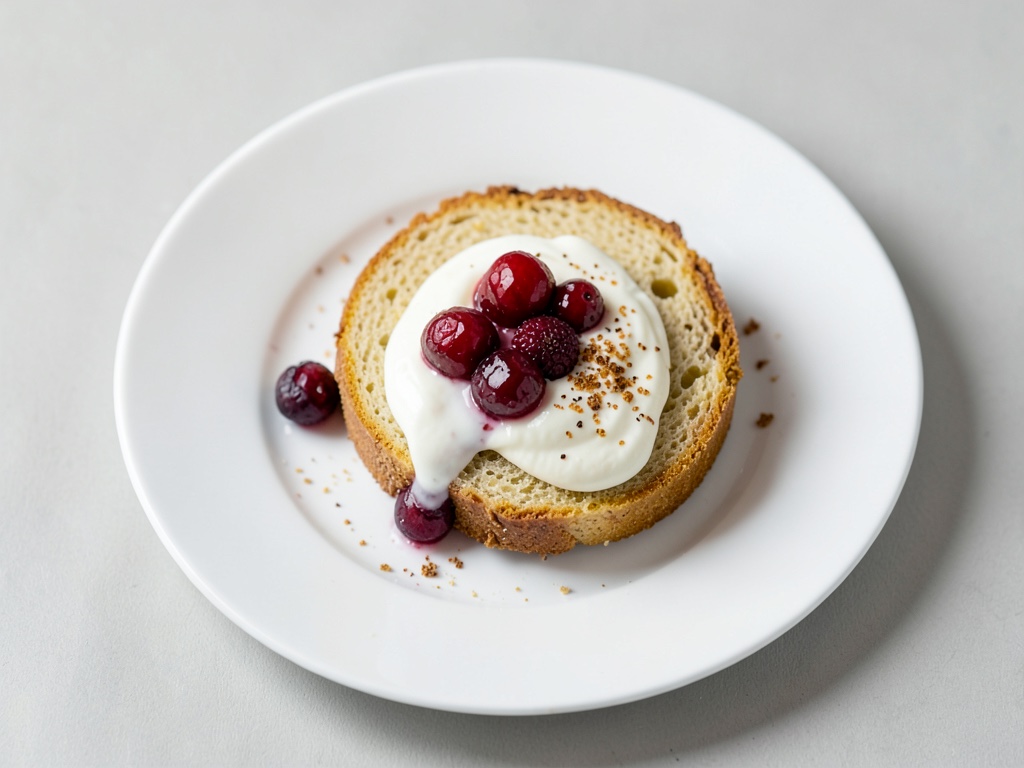 Klassischer Victoria-Spongkuchen mit Pflaumen-Sahne-Füllung