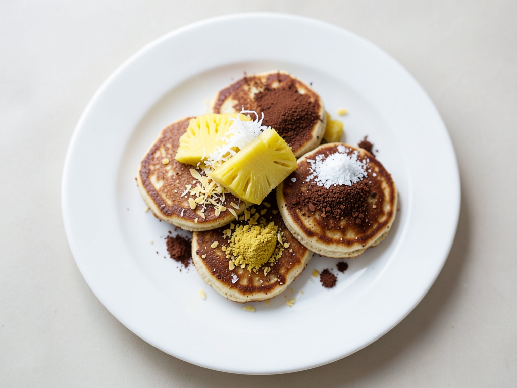 Kokos-Ananas-Waffeln