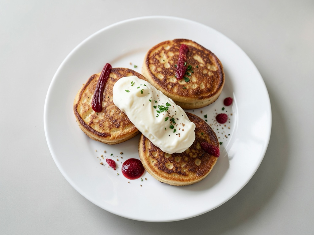 Waffle con crema di ricotta e pesche