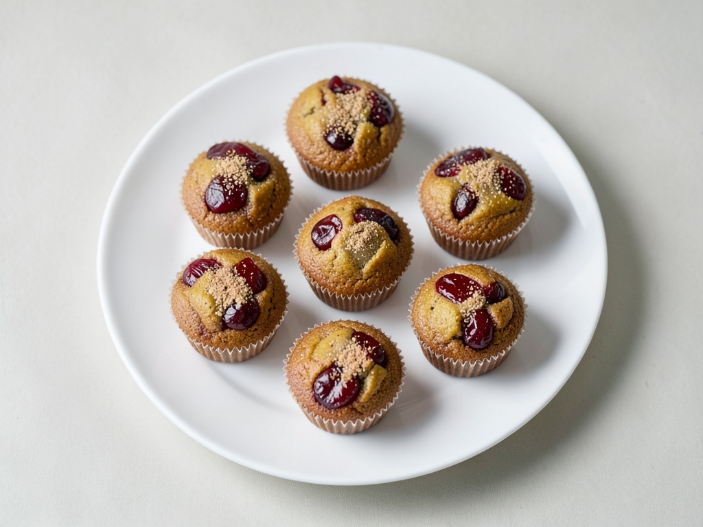 Walnuss-Amarena-Cupcakes