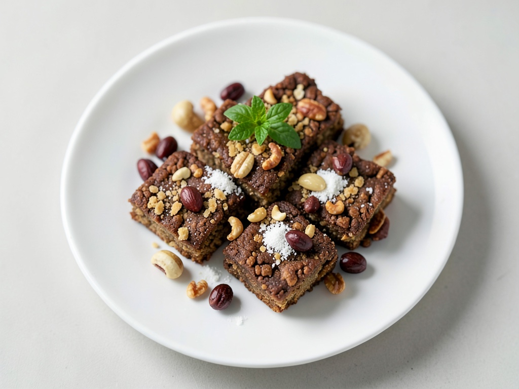 Blondies croccanti alle noci con glassa al formaggio fresco