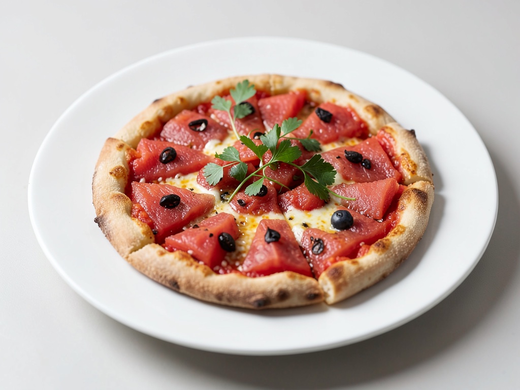 Pizza al melone d'acqua
