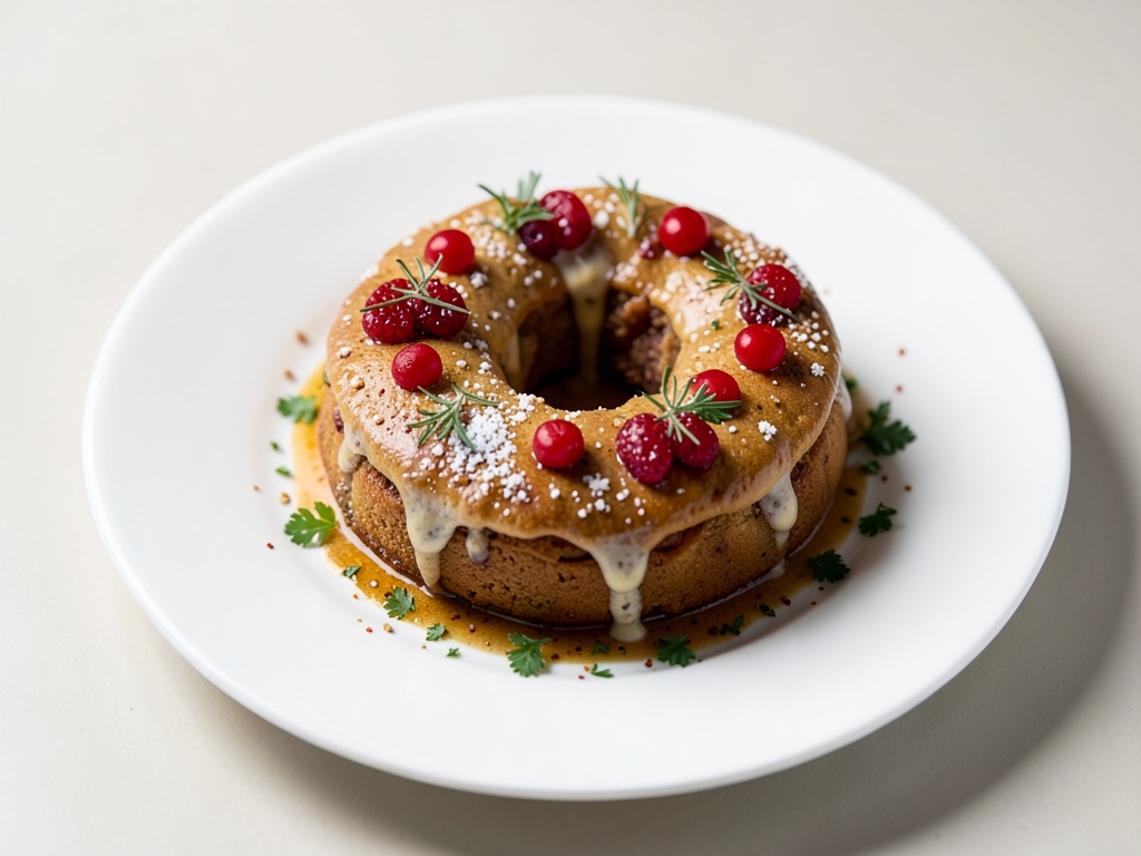 Weihnachtskranz aus Plätzchen