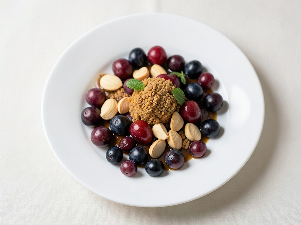 Uvas y almendras