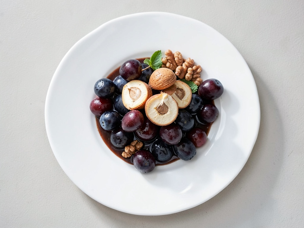 Uvas y nueces