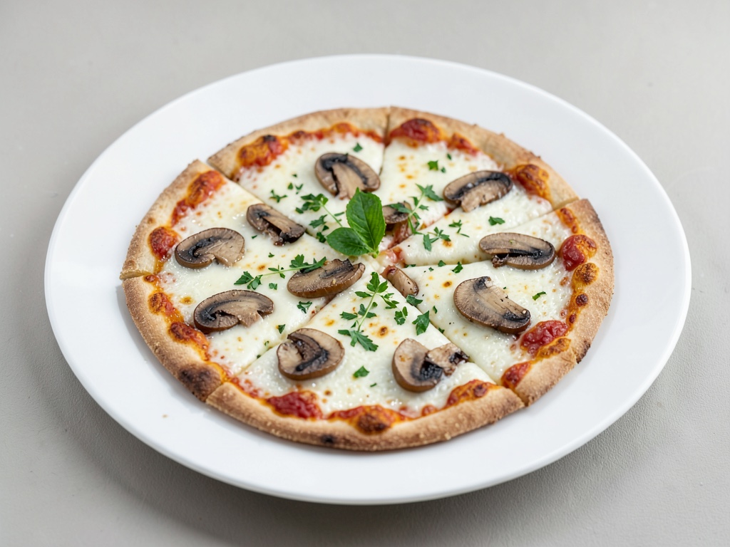 Pizza Bianca con Funghi Chanterelle