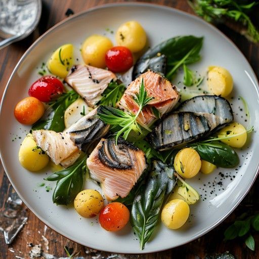 Asparago bianco al vapore con salmone e olandese