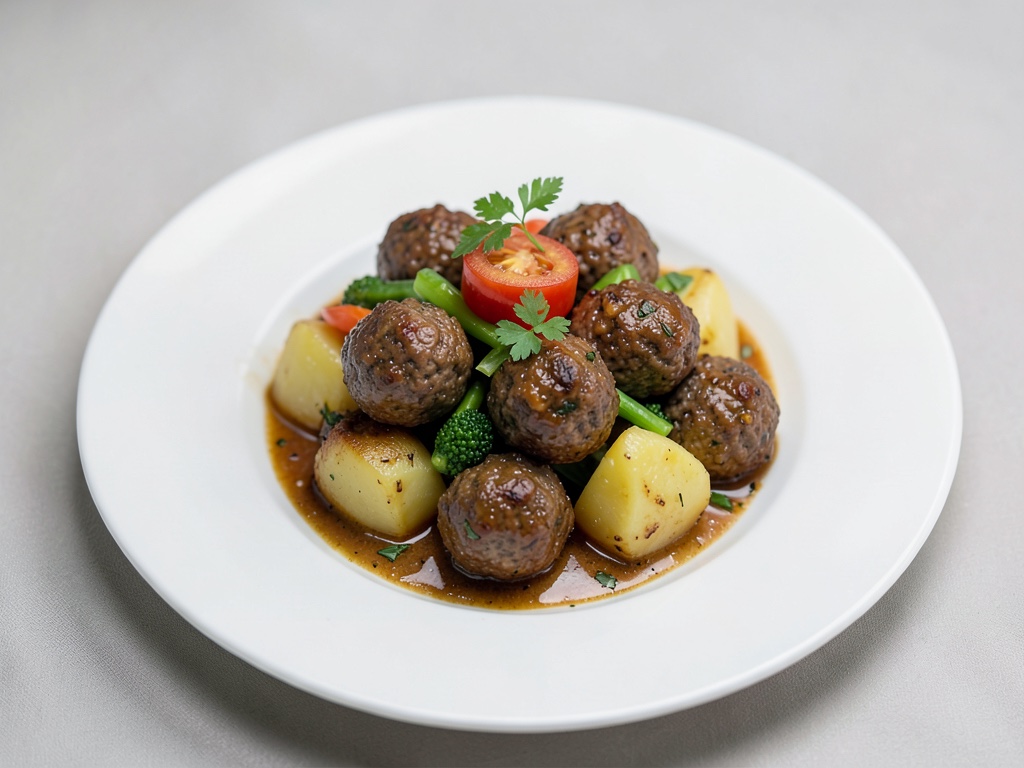 Polpette al vapore creative con verdure e patate