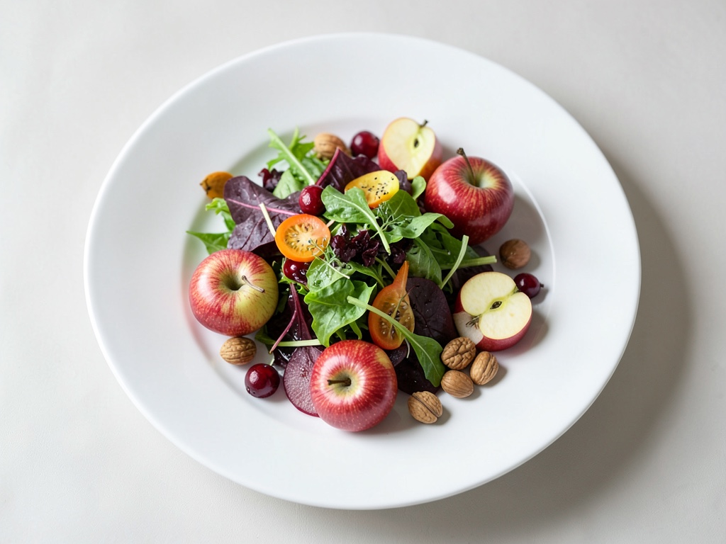 Insalata invernale con mele fresche