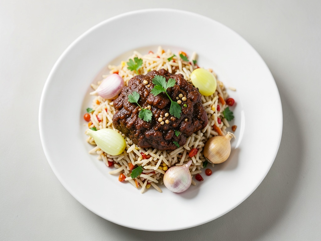 Padella di verza e carne macinata con riso
