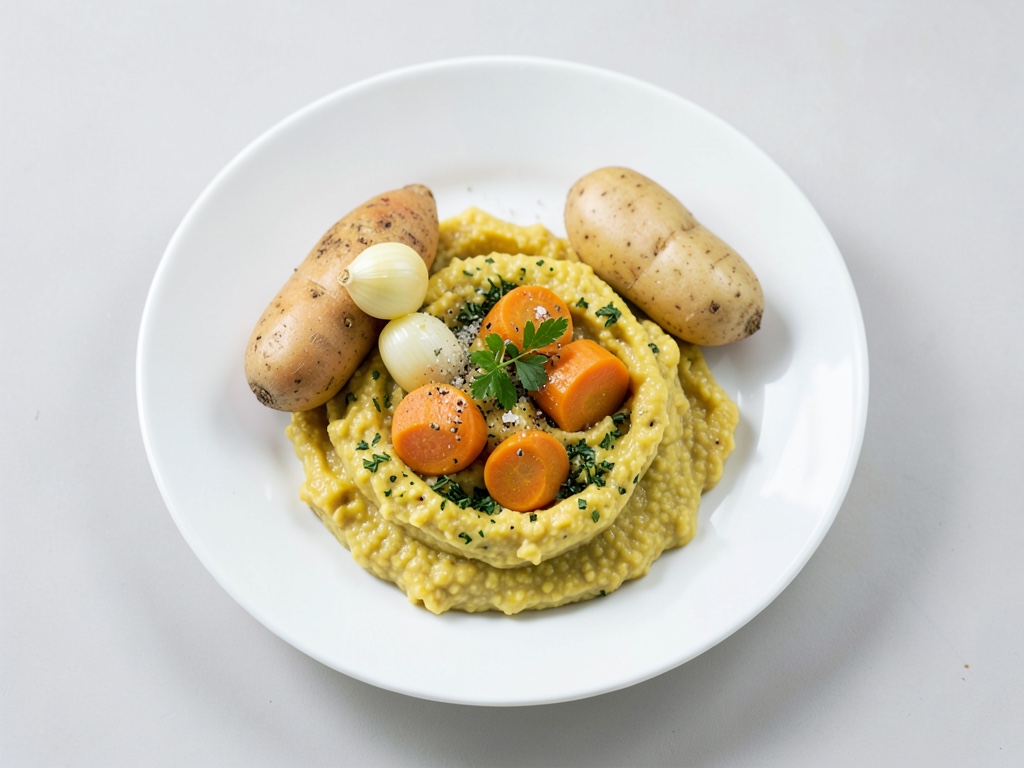 Padella di Kasseler e cavolo riccio con contorno cremoso di pastinaca e rafano