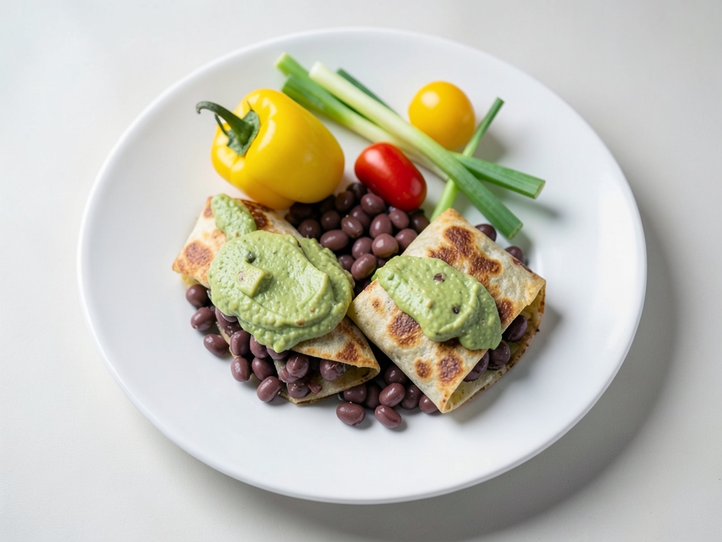 Avocado-fagioli rossi Wraps