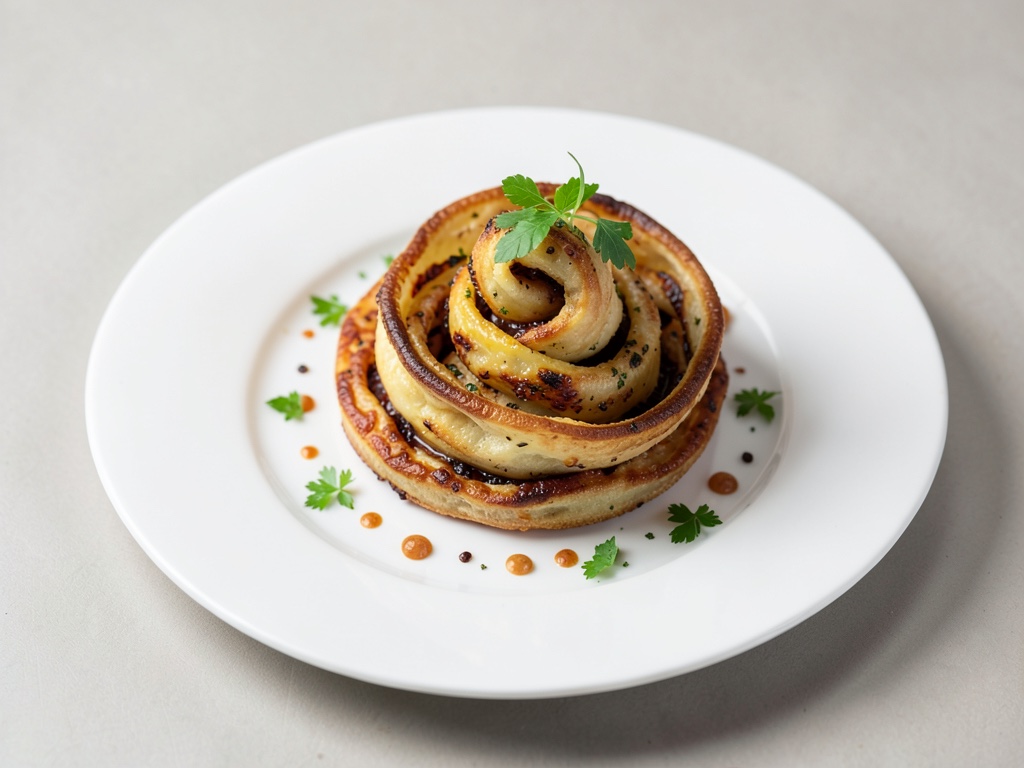 Enormi spirali di Flammkuchen