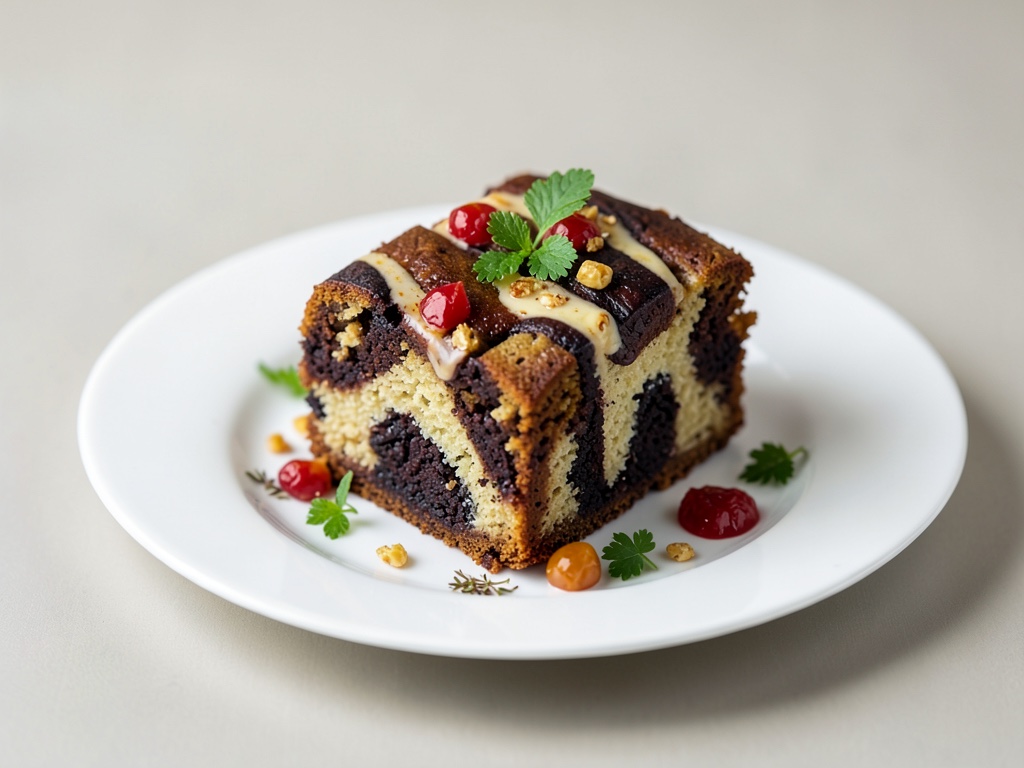 Zebra-Marmor-Kuchen