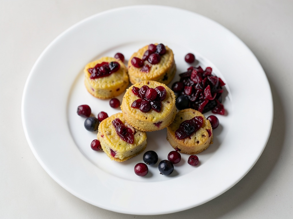 Zitronen-Gugelhupf mit Cranberries