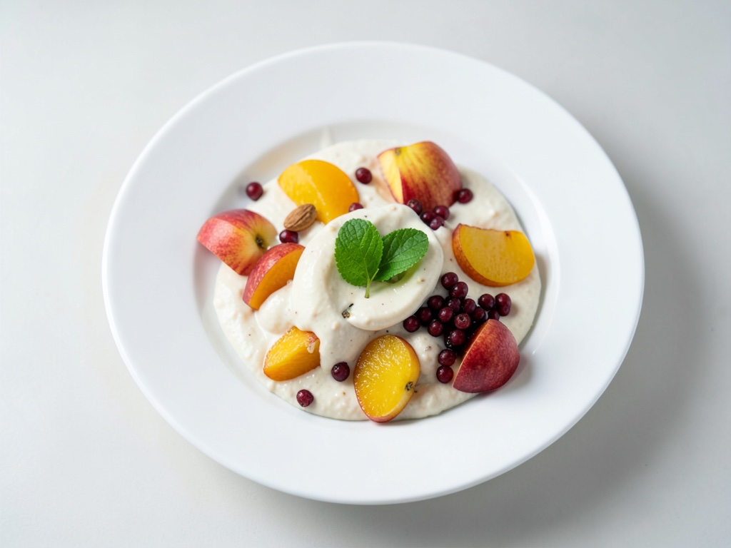 Yogur frutal con limón, miel y albaricoques