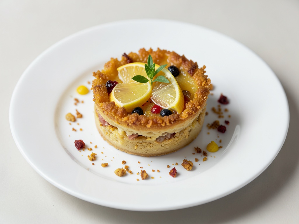 Torta al limone croccante