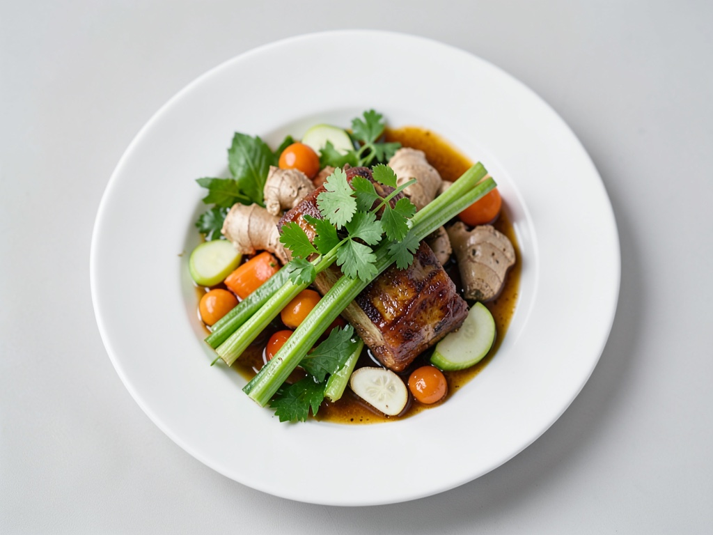 Spiedini di carne macinata al citronella con verdure
