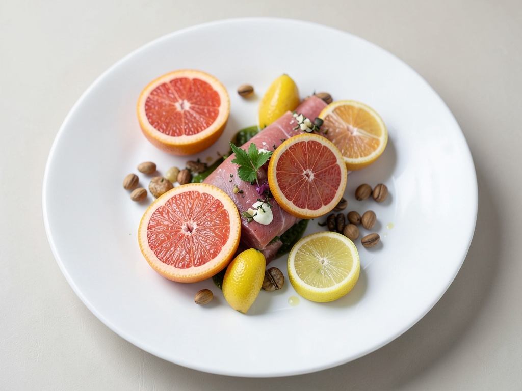 Zitrusfrucht-Carpaccio