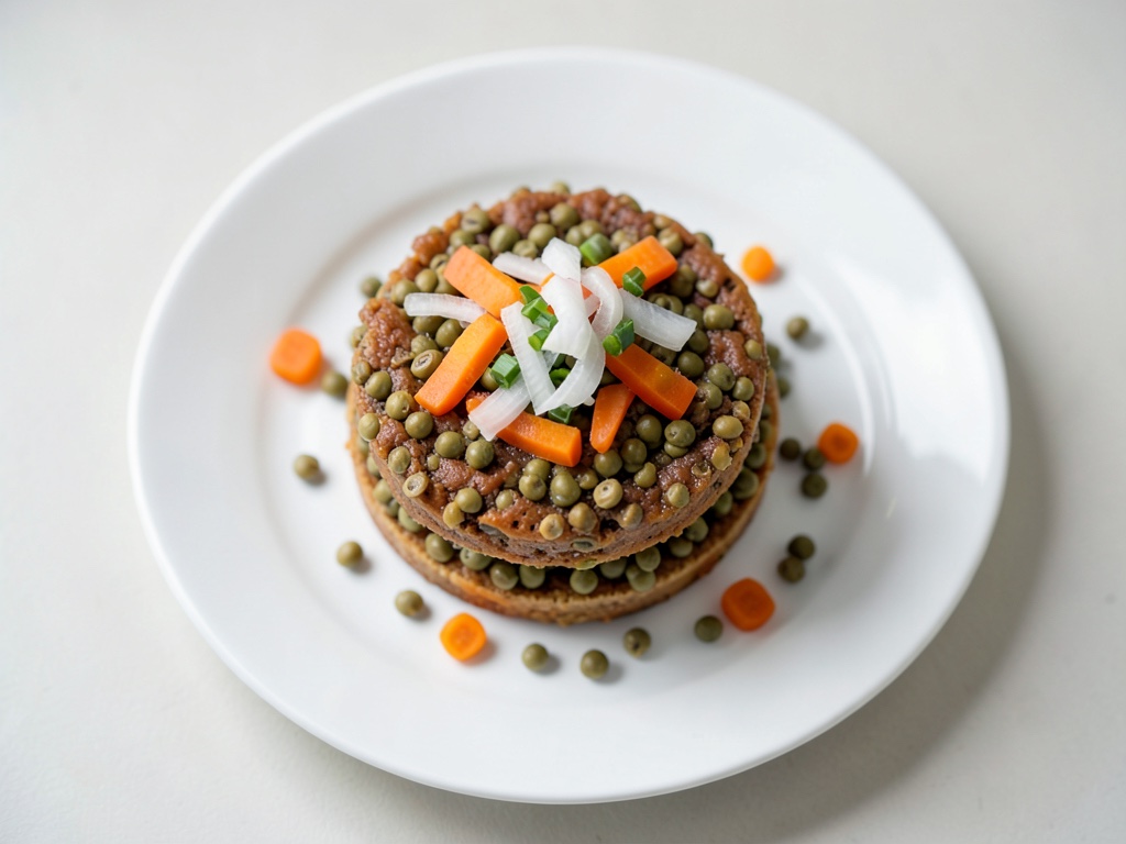 Linsen-Karotten-Burger