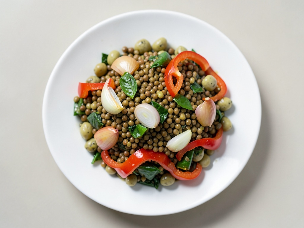 Insalata di lenticchie con Spätzle