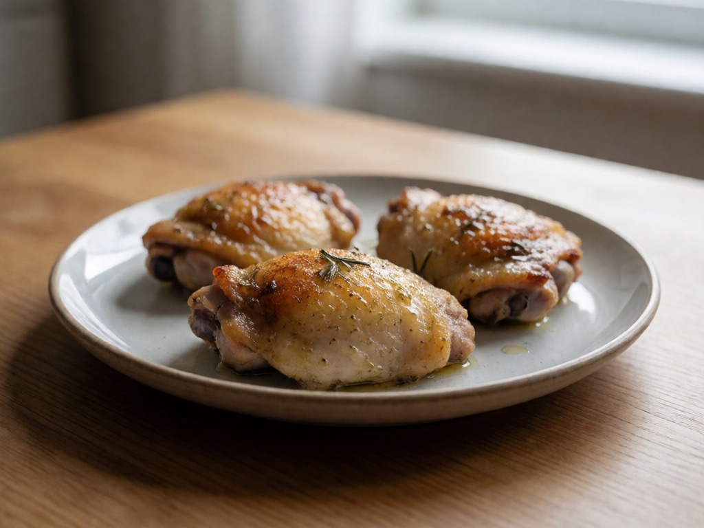 Low-Carb Airfryer Hühnchenschenkel mit Rosmarin