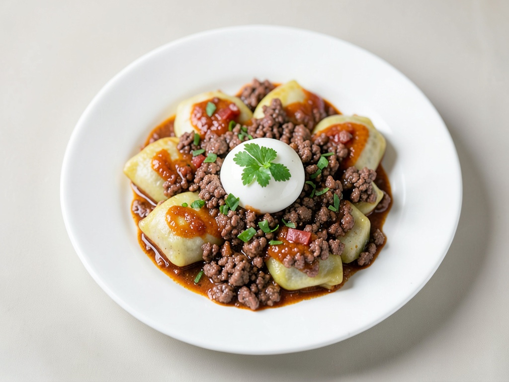 Manti (Türkische Teigtaschen)