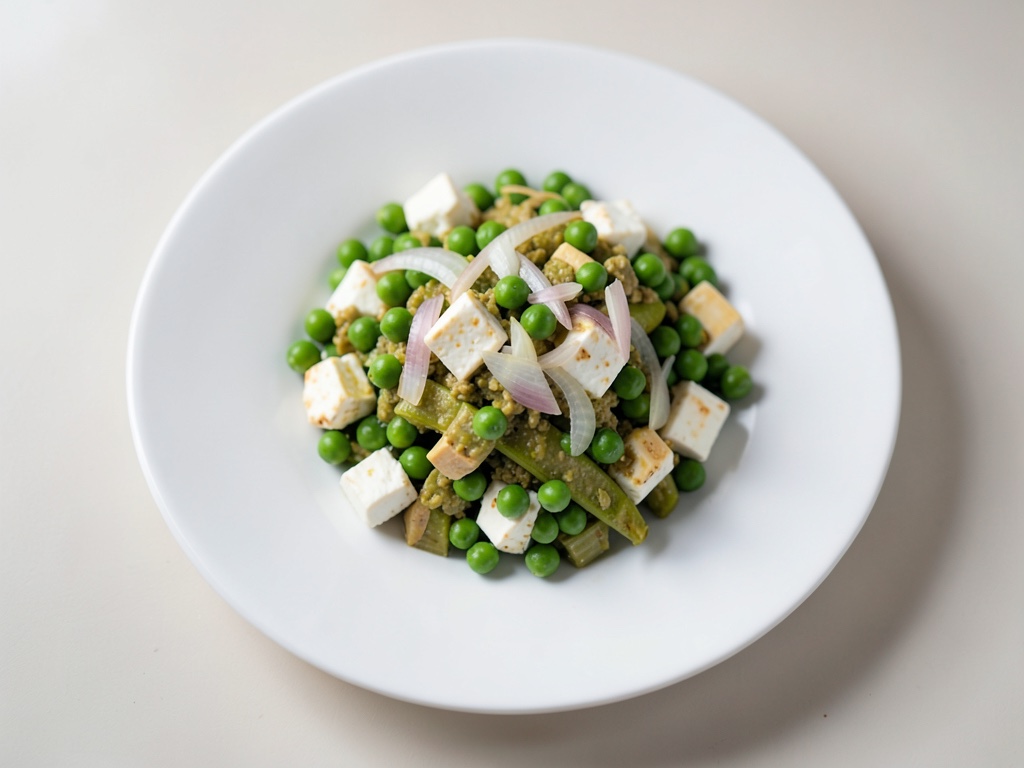 Mattar Paneer - Erbsen mit Paneer