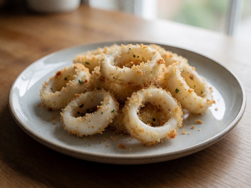 Mediterrane gebackene Calamari