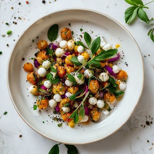 Mediterrane Kichererbsen-Bowls