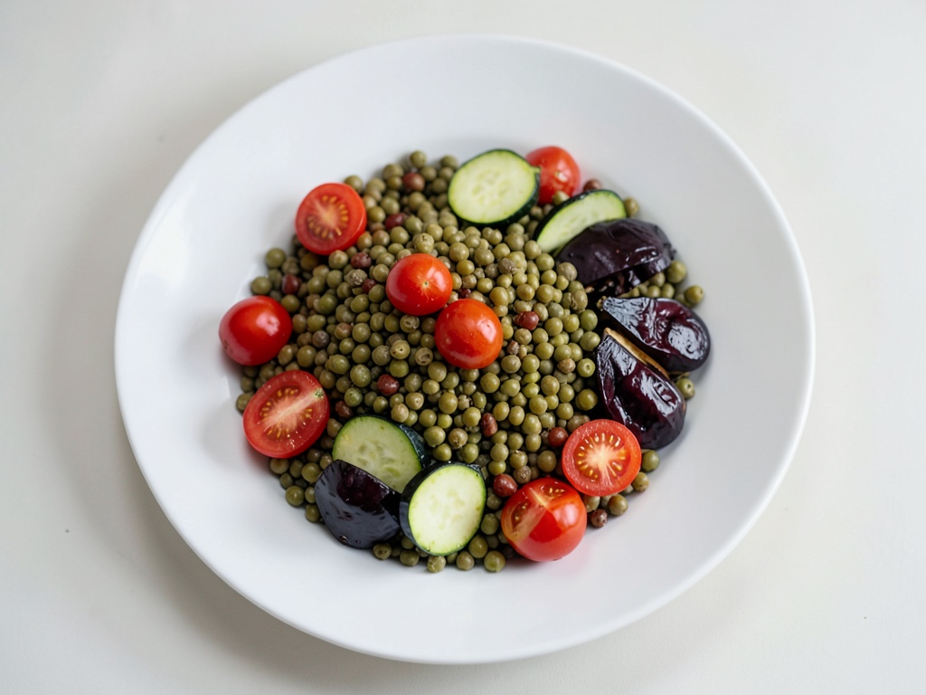 Mediterrane Linsen-Bowl