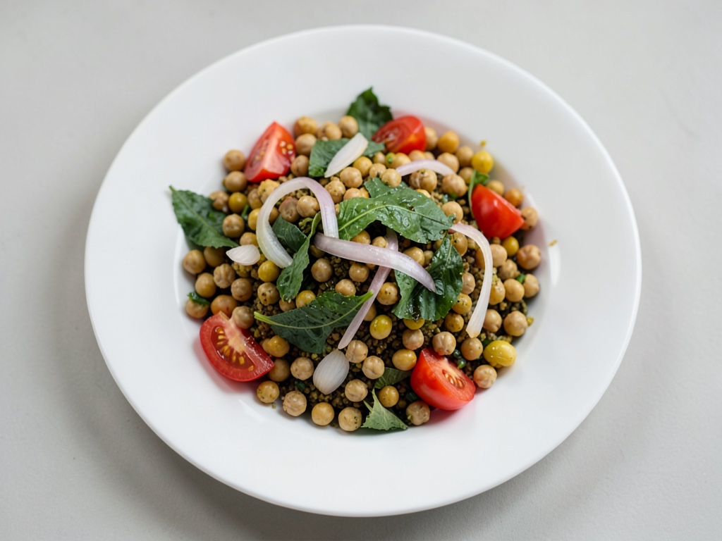 Methi Chana - Kichererbsen mit Bockshornkleeblättern