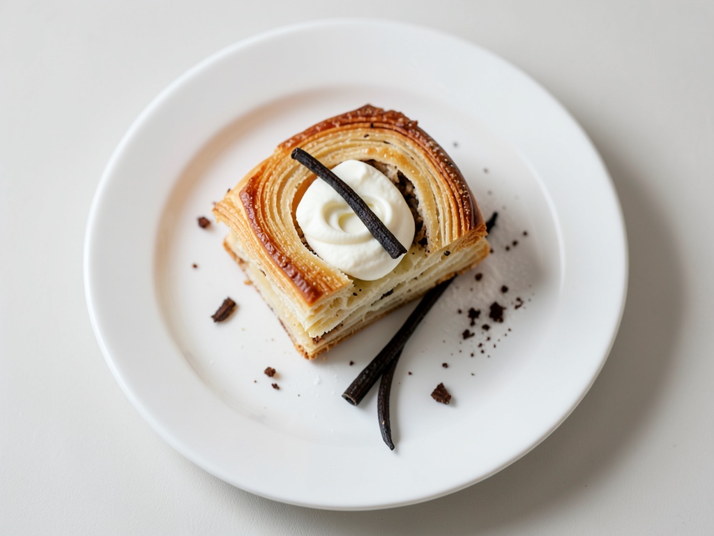 Mille-feuille mit Vanillecreme