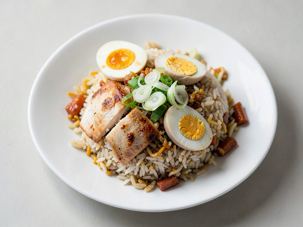 Nasi Goreng - Indonesischer gebratener Reis