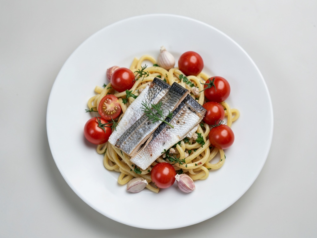Norwegische Klippfisch-Pasta