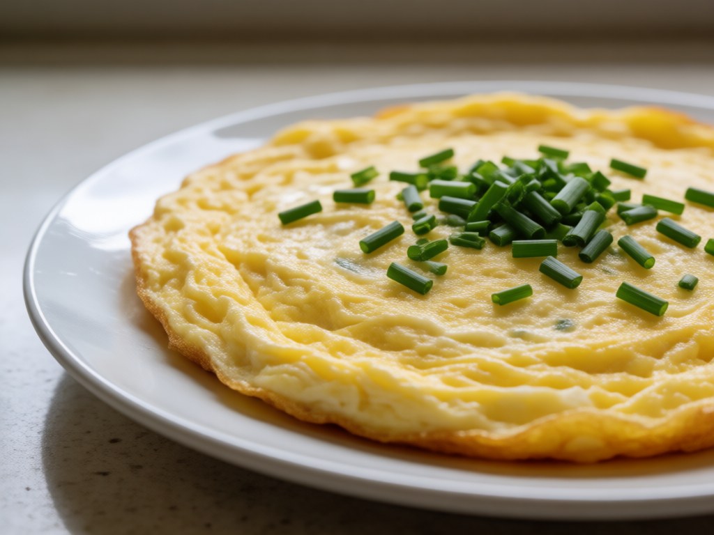 Fluffiges Omelette aus der Heißluftfritteuse
