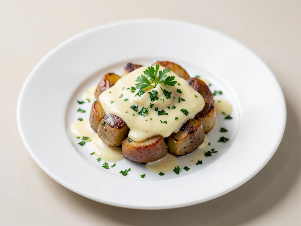 Ein-Topf Kartoffel-Wurst mit Kräuterbutter