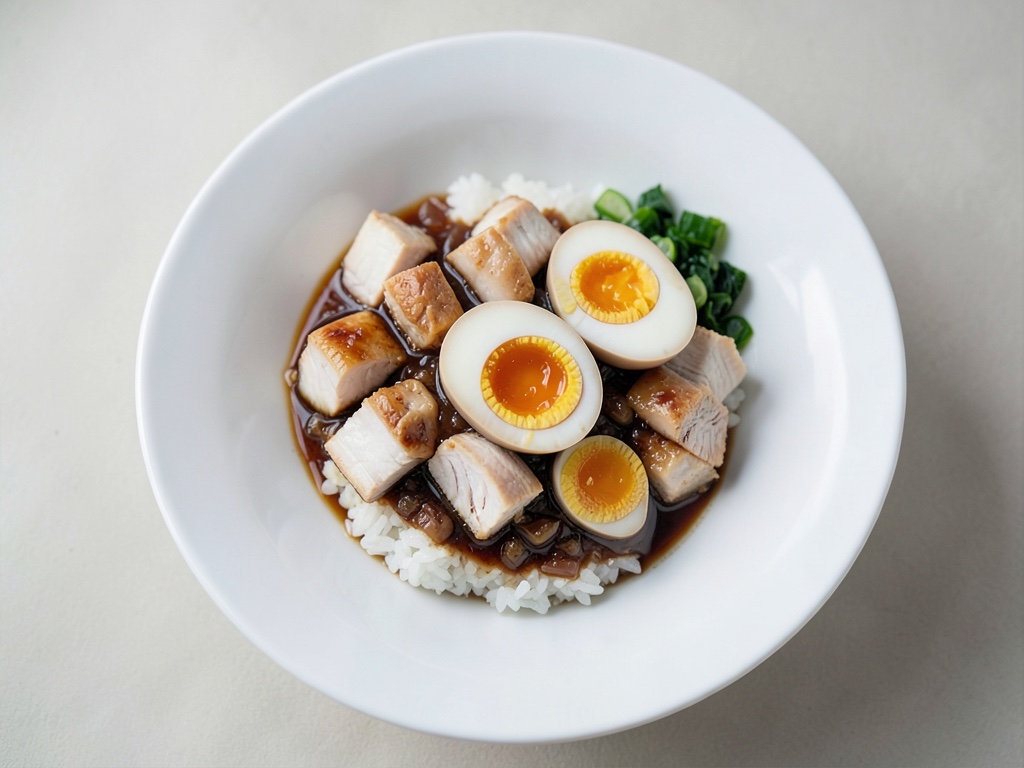 Oyakodon (Hühnchen-Ei-Reis-Schüssel)