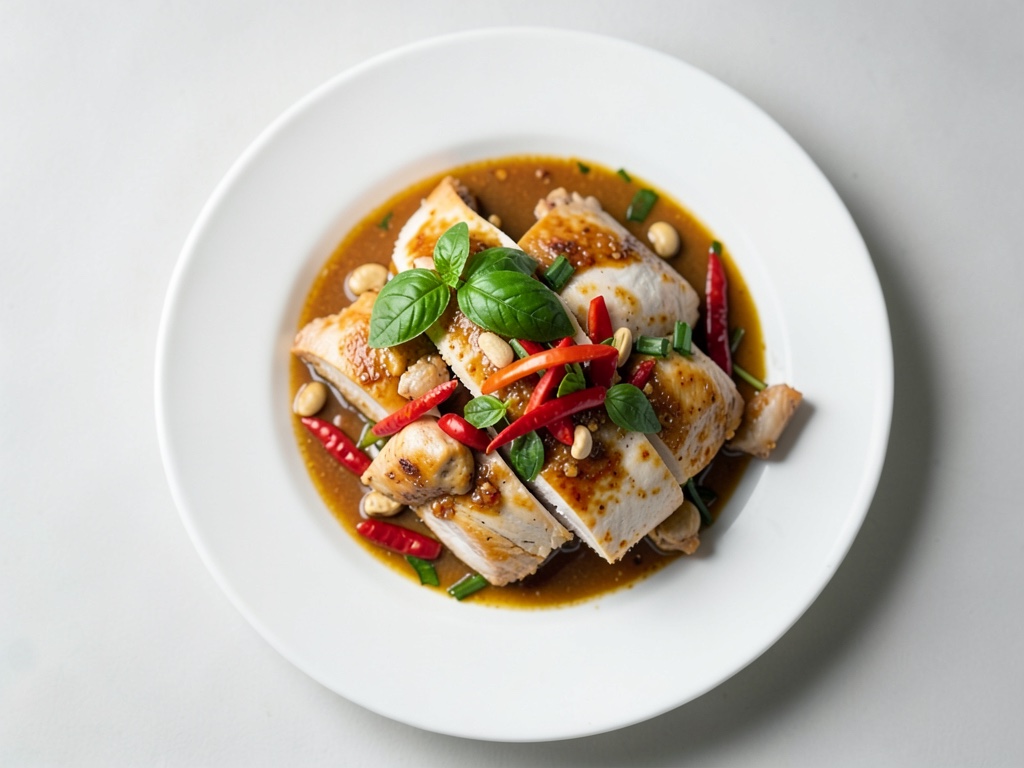 Pad Krapow mit Hähnchen