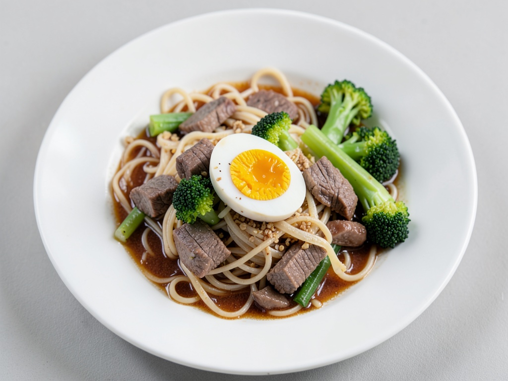 Pad See Ew mit Rindfleisch