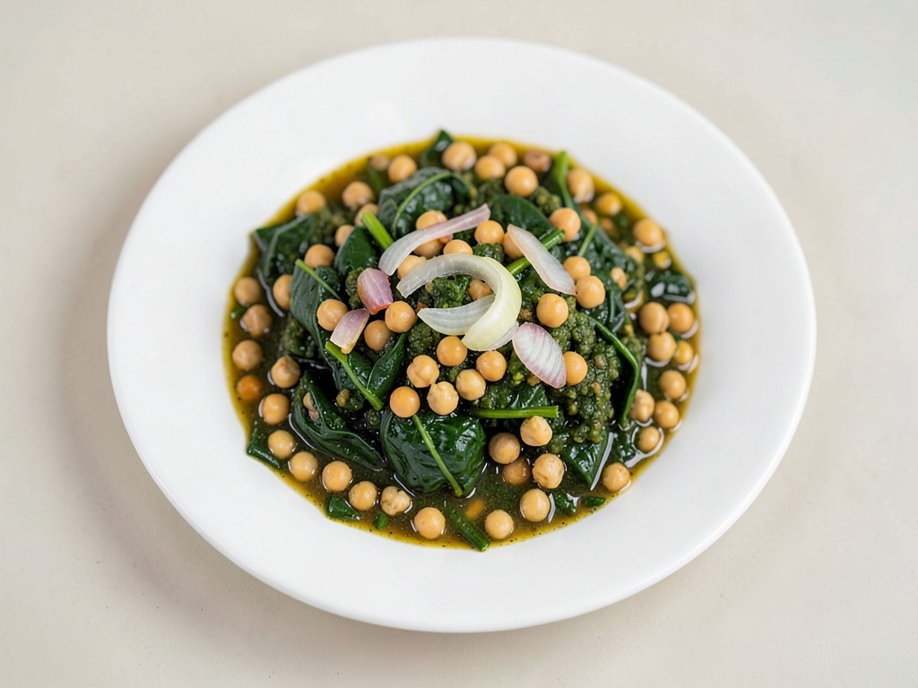 Palak Chana - Spinat und Kichererbsen