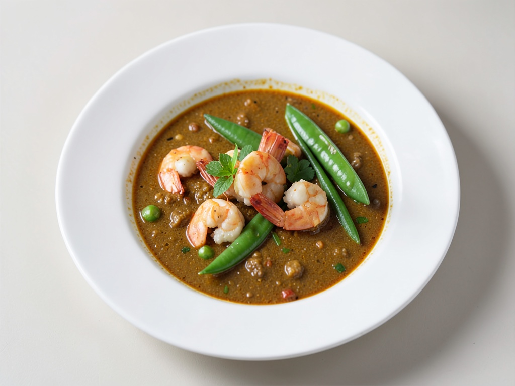 Panang-Curry mit Garnelen