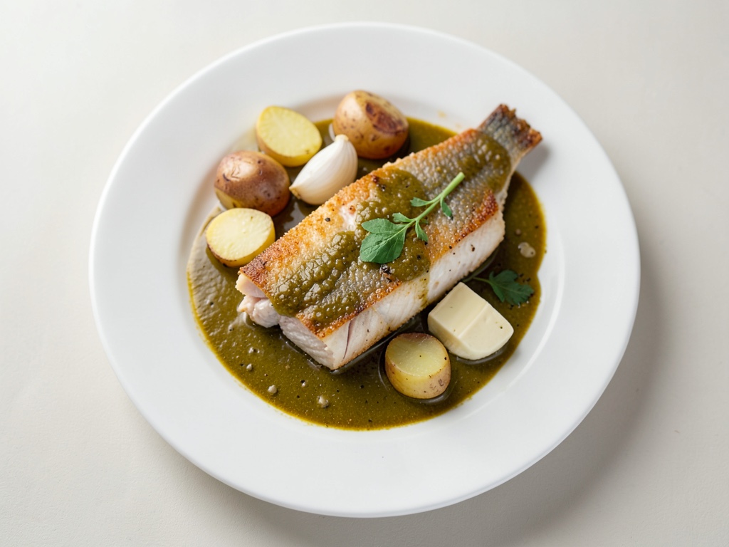 Pannfisch mit Senfsauce