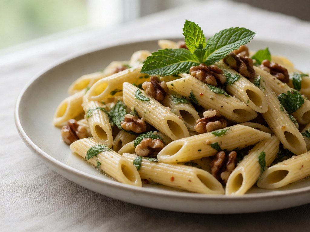 Penne alla Menta e Noci