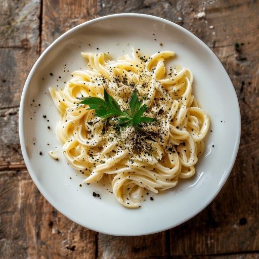 Cremige Pasta Cacio e Pepe