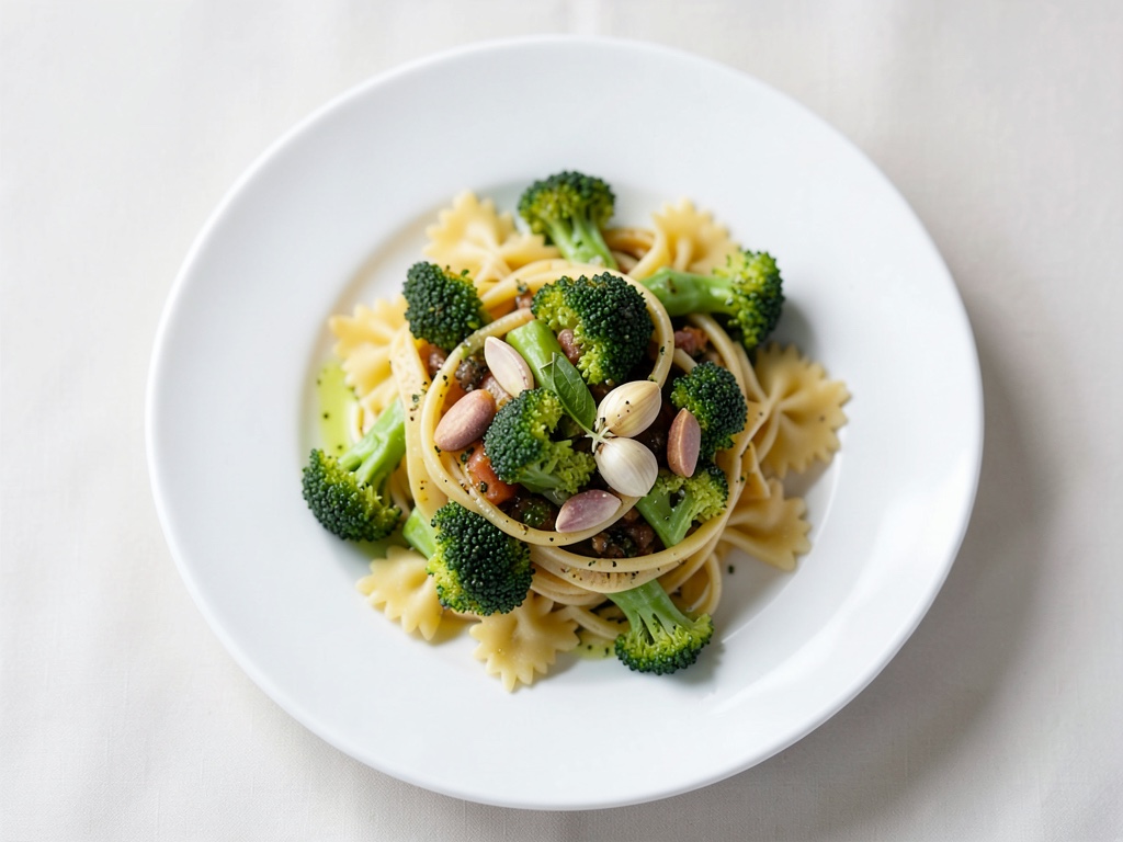 Pasta mit Broccoli und Knoblauch