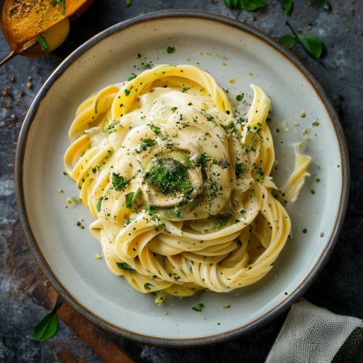Pasta mit cremiger Avocado-Sauce